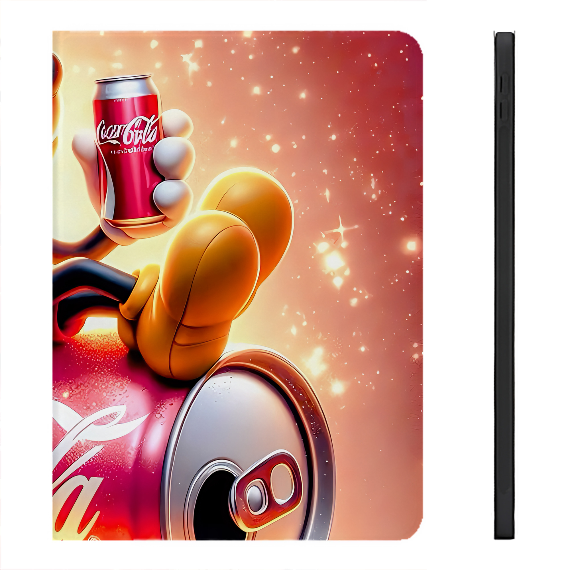 （画像用） ミッキーマウス Mickey Mouse IPadケース ペンホルダー付き ブックスタイルデザイン
